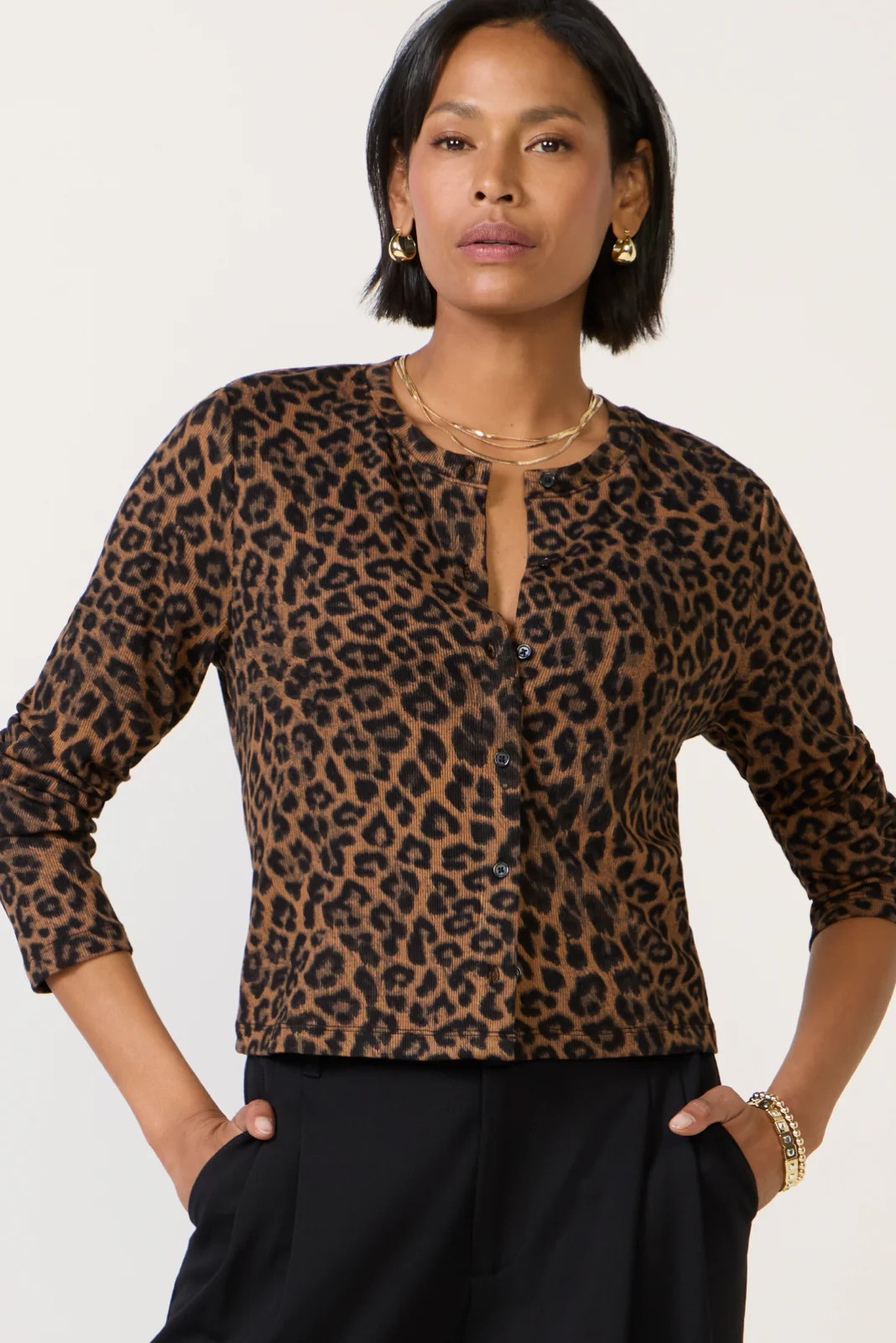 Russo Ribbed Cardigan | Evereve
