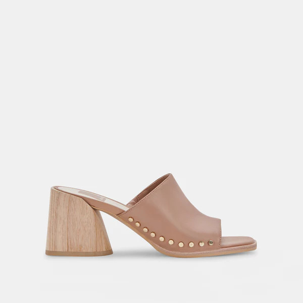 AMINO HEELS IN CAFE LEATHER | DolceVita.com