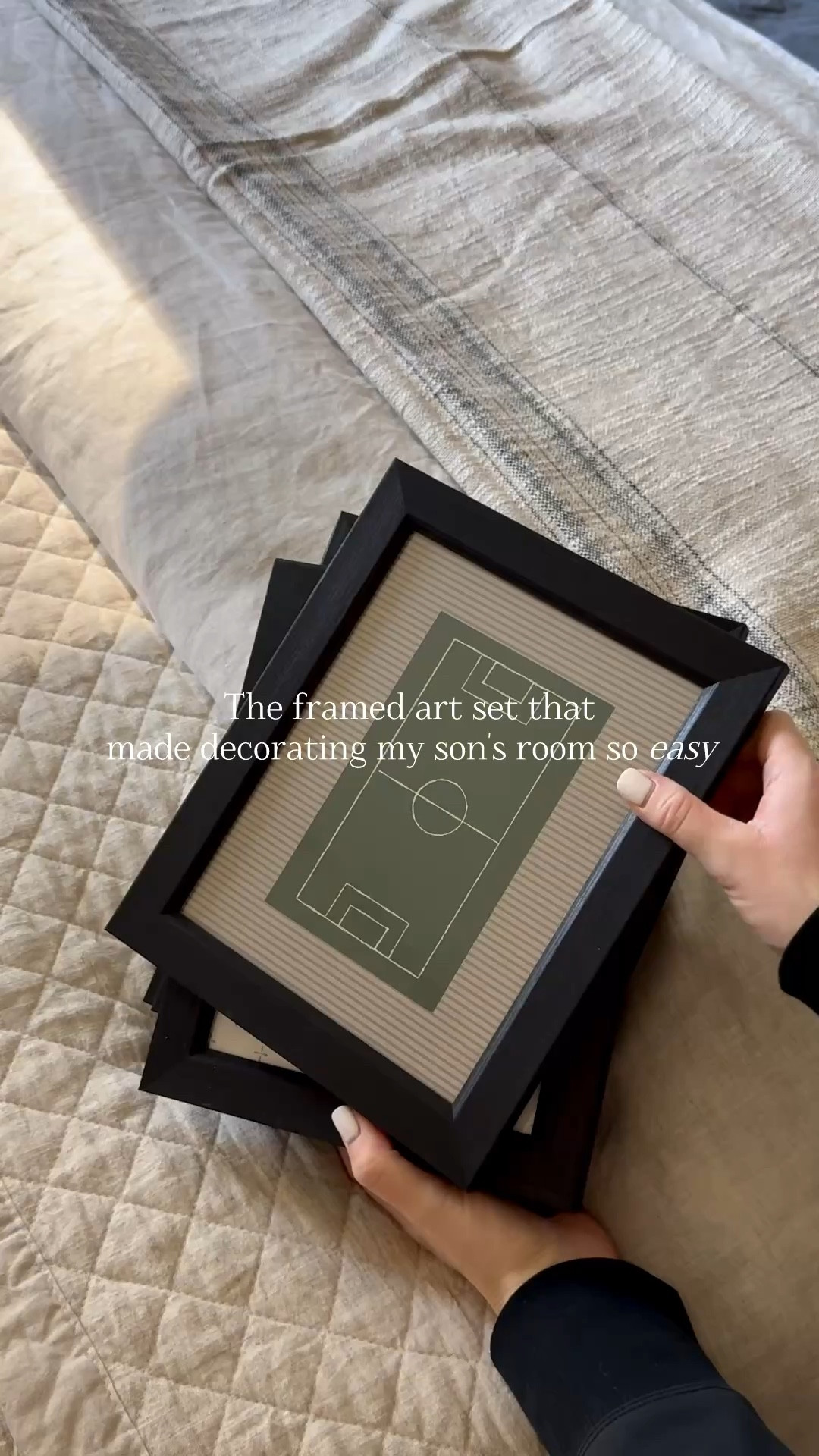Amazon find! The framed art set that made decorating my son’s room so easy. 🤍

I love that it comes as a coordinated set, so everything already works together—no overthinking required. Just hang and enjoy. Plus it’s available in a variety of styles and sizes, making it easy to find one that fits your space perfectly. All from Amazon. 

#LTKHome #LTKSeasonal
