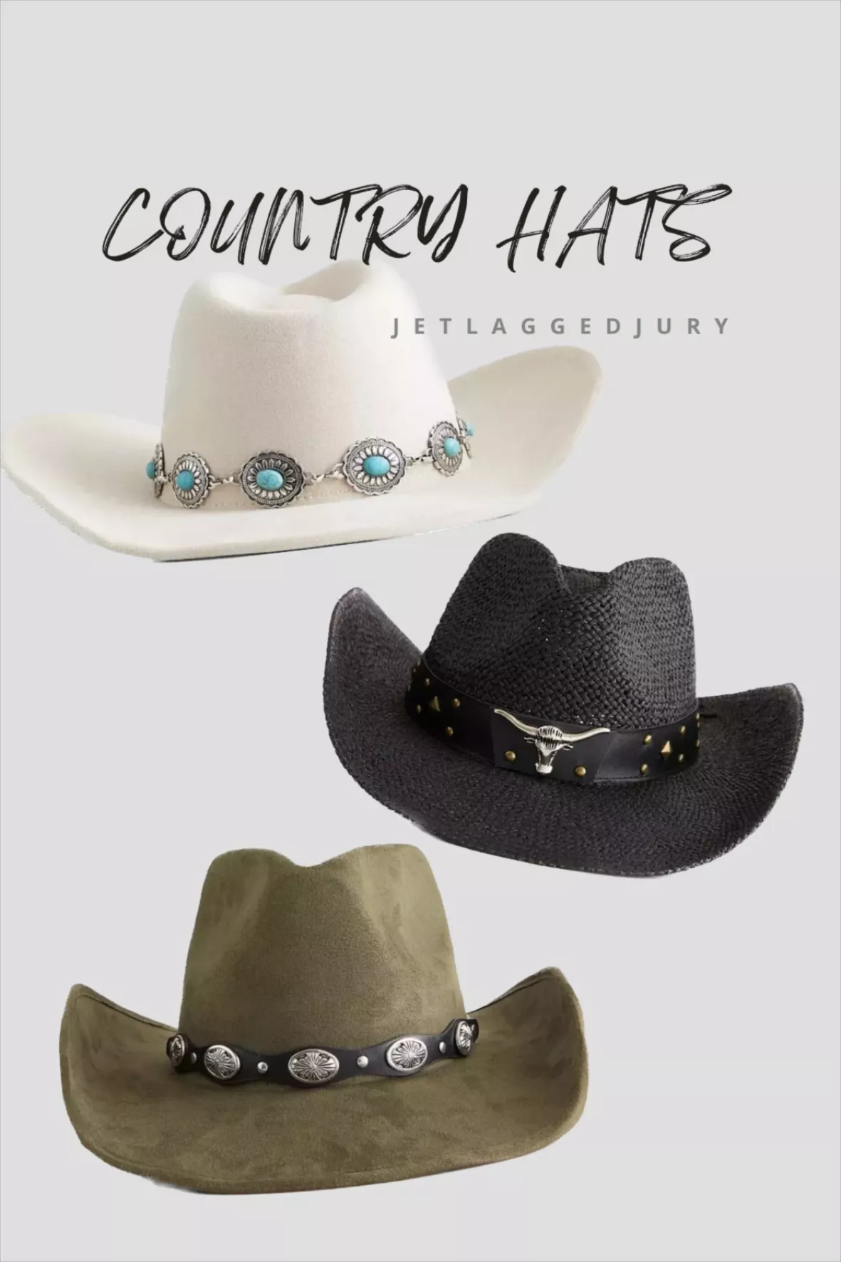Faux Suede Structured Western Hat curated on LTK