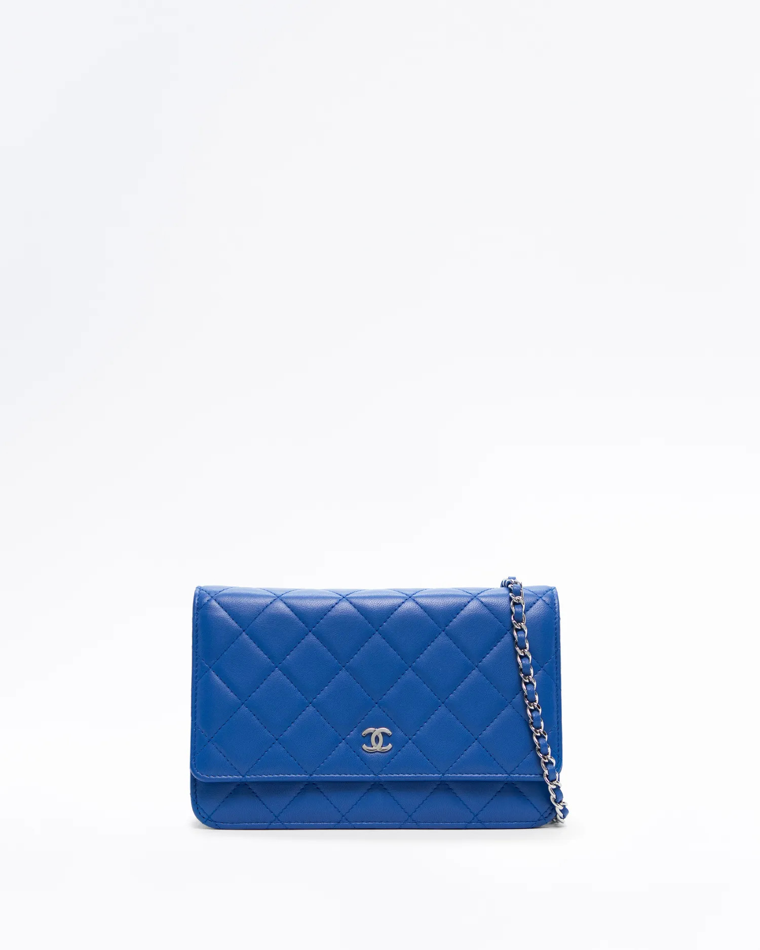 Lambskin Quilted Wallet on a Chain | Vivrelle