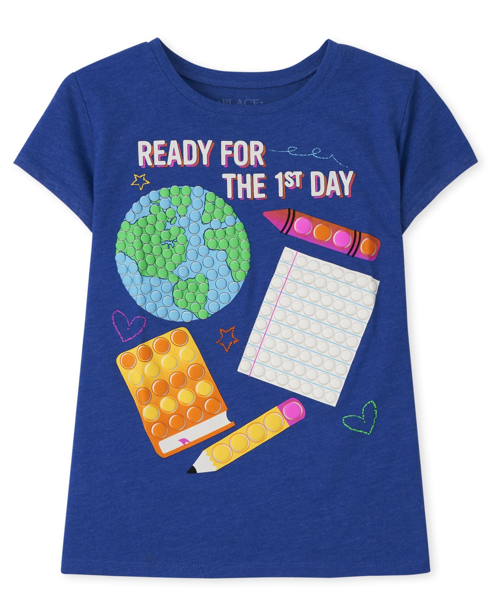 Girls 1st Day Graphic Tee - s/d edgblu | The Children's Place