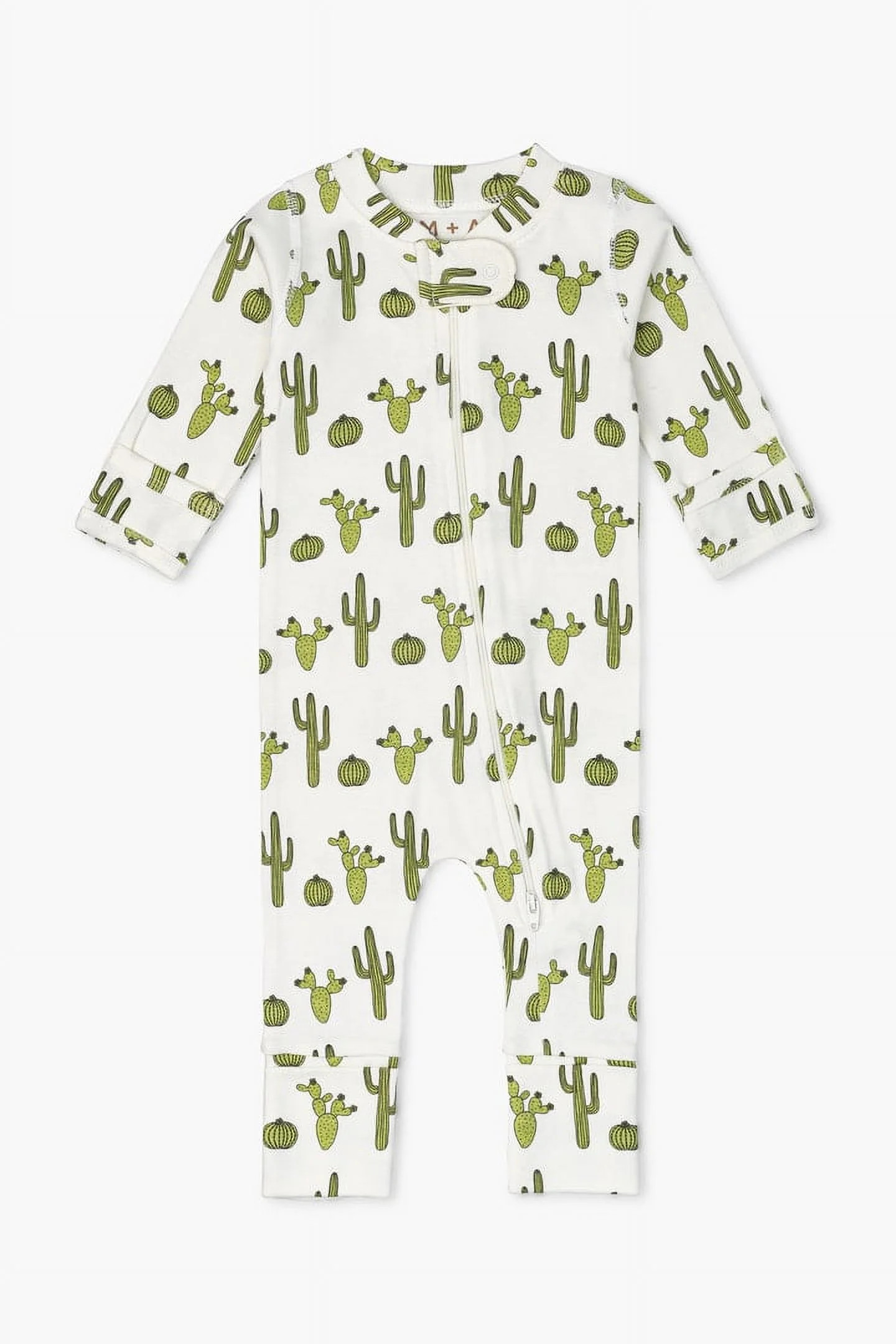 M+A by Monica + Andy Organic Cotton Gender Neutral Long Sleeve Baby One-Piece Coverall, Sizes New... | Walmart (US)