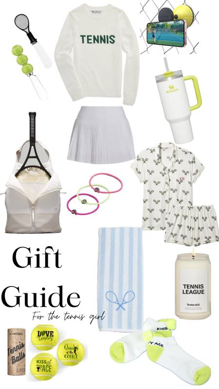 Gift guide for the tennis girl 

#LTKGiftGuide #LTKfitness #LTKSeasonal
