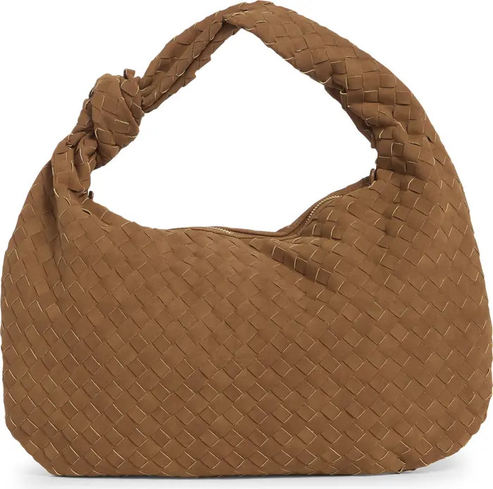 URBAN EXPRESSIONS HANDBAGS Woven Faux Suede Hobo Shoulder Bag | Nordstromrack | Nordstrom Rack
