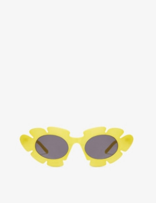 Loewe x Paula's Ibiza G000270X03 flower-shaped acetate sunglasses | Selfridges