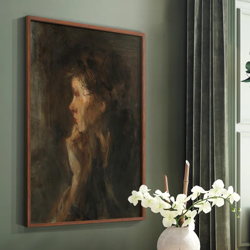 Vintage Portrait Print CXXXIX -Framed Print | Wayfair North America