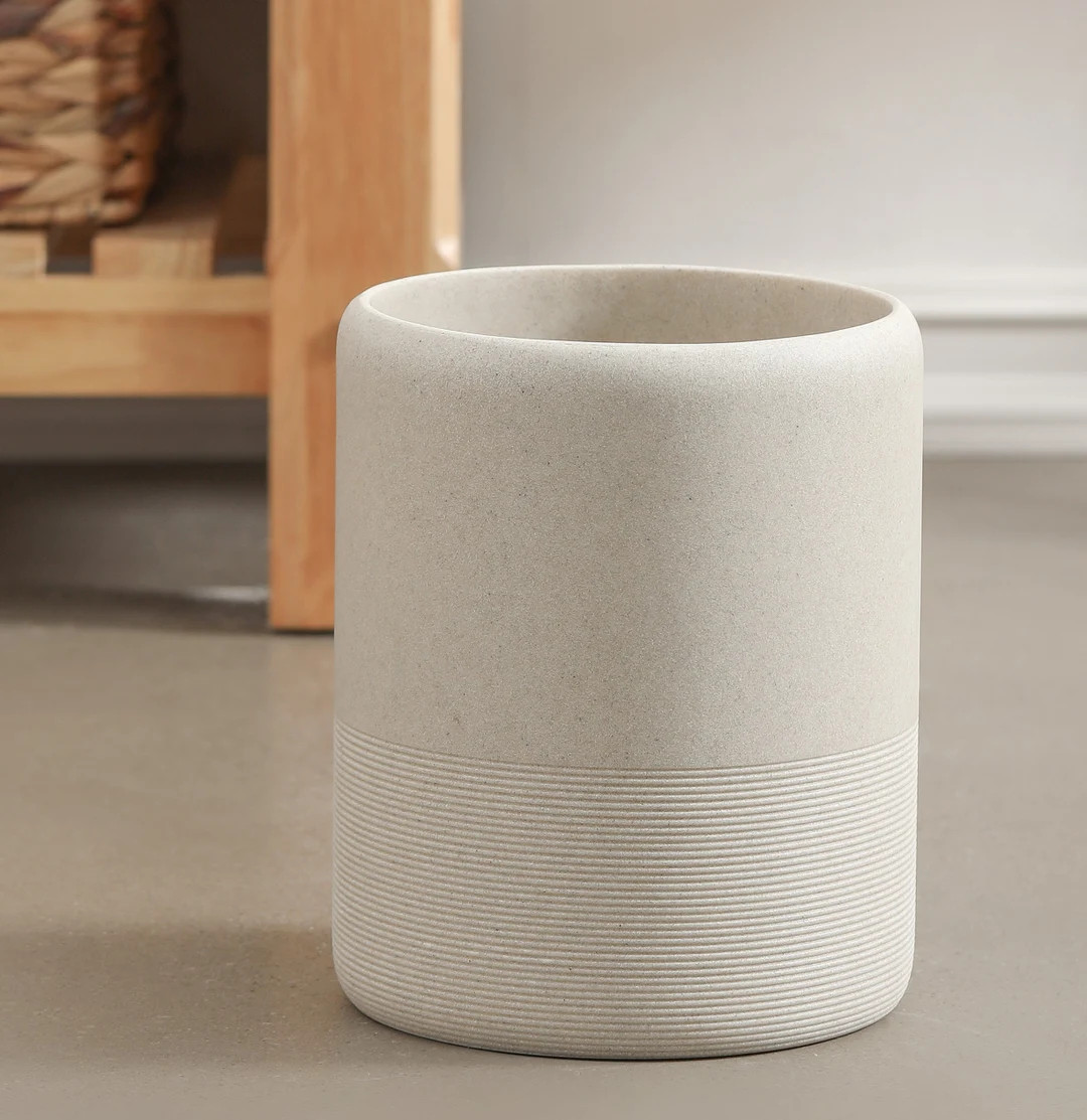 Hight Quality Polyresin Wastebasket, Garbage Receptacle Bin for Bathrooms, Powder Rooms, Kitchens... | Etsy (US)