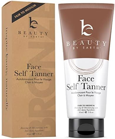 Face Self Tanner Tanning Lotion - Fair to Medium Self Tanning Lotion Fake Tan, Tanning Lotion Sel... | Amazon (US)