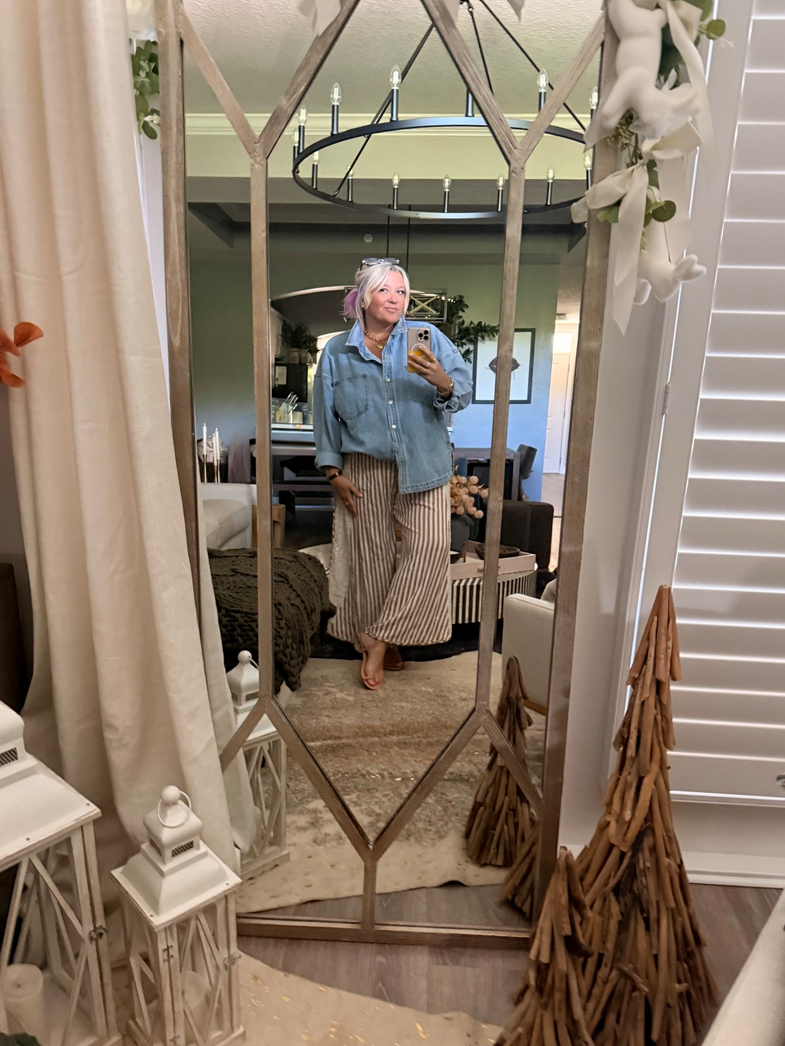 Fifth time was the winner.  I literally went through four outfits before I pulled this together.   Had two appointment and two video meetings - and three out of the four I got complements in my pants and my necklace!    Considering I felt like a hot mess - huge win!!!    Shop this @amazon look 👀 

#LTKootd #LTKOver40 #LTKmorningroutine