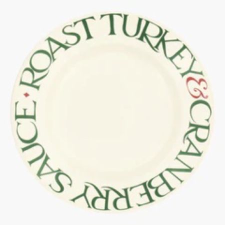 Emma Bridgewater made in England Turkey and Cranberry Christmas plate  

#LTKeurope #LTKHoliday #LTKGiftGuide