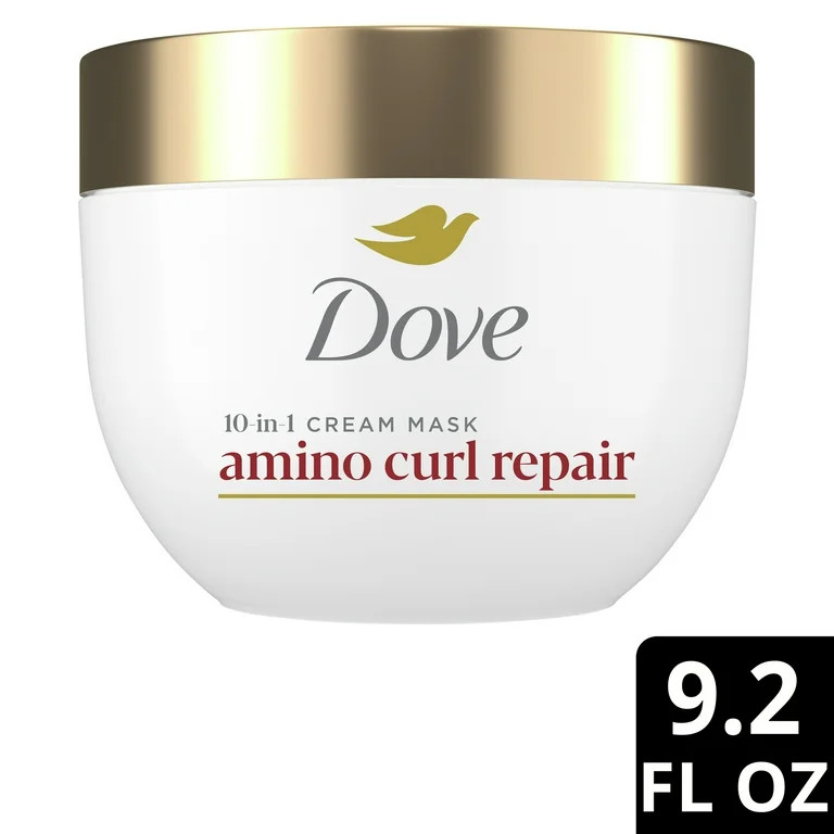 Dove Hair Mask for Women Amino Curl with Amino & Jojoba Oil for Curly Hair, 9.2 oz Jar | Walmart (US)