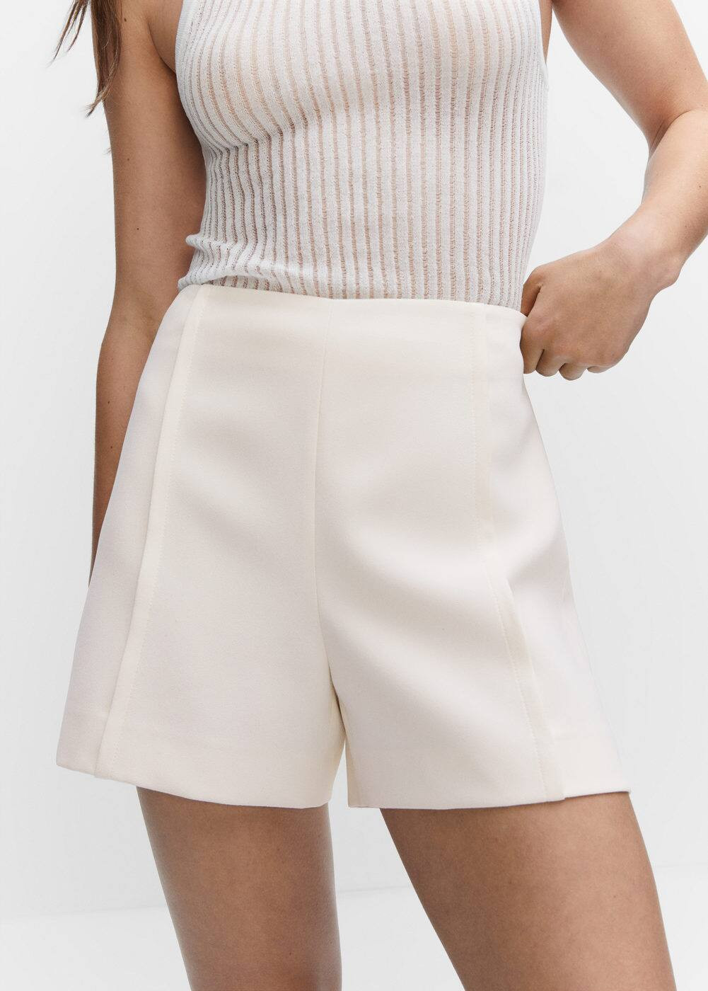Short dritti vita alta -  Donna | Mango Italia | Mango IT