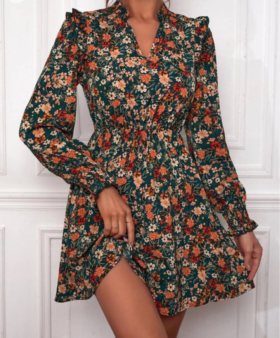 Shein Saturday! Fall floral dress! 