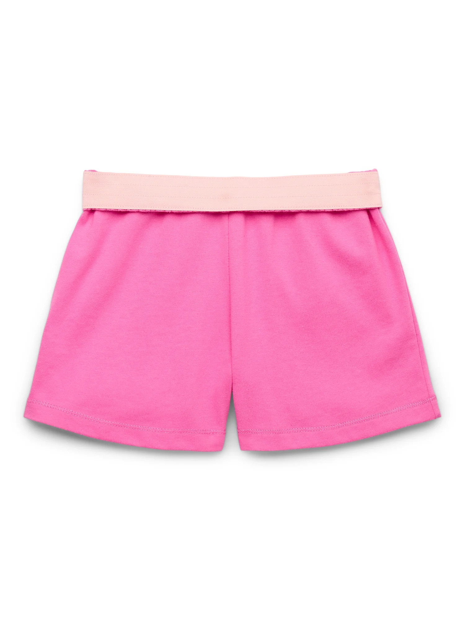 Wonder Nation Girls Kid Tough Knit Shorts, Sizes 4-18 & Plus | Walmart (US)