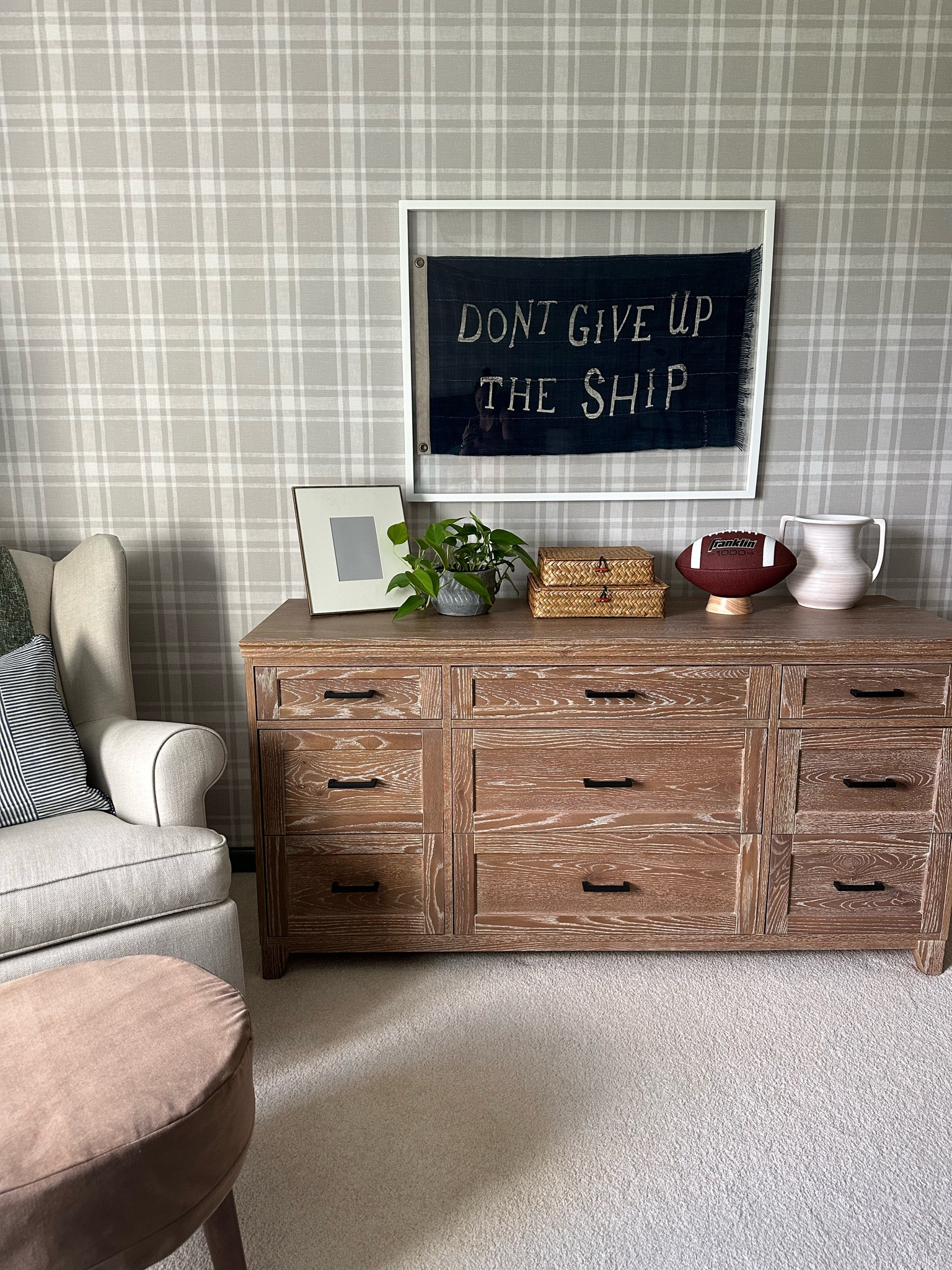 Making progress on our sons room! A subtle sports theme with more to come!

#LTKhome