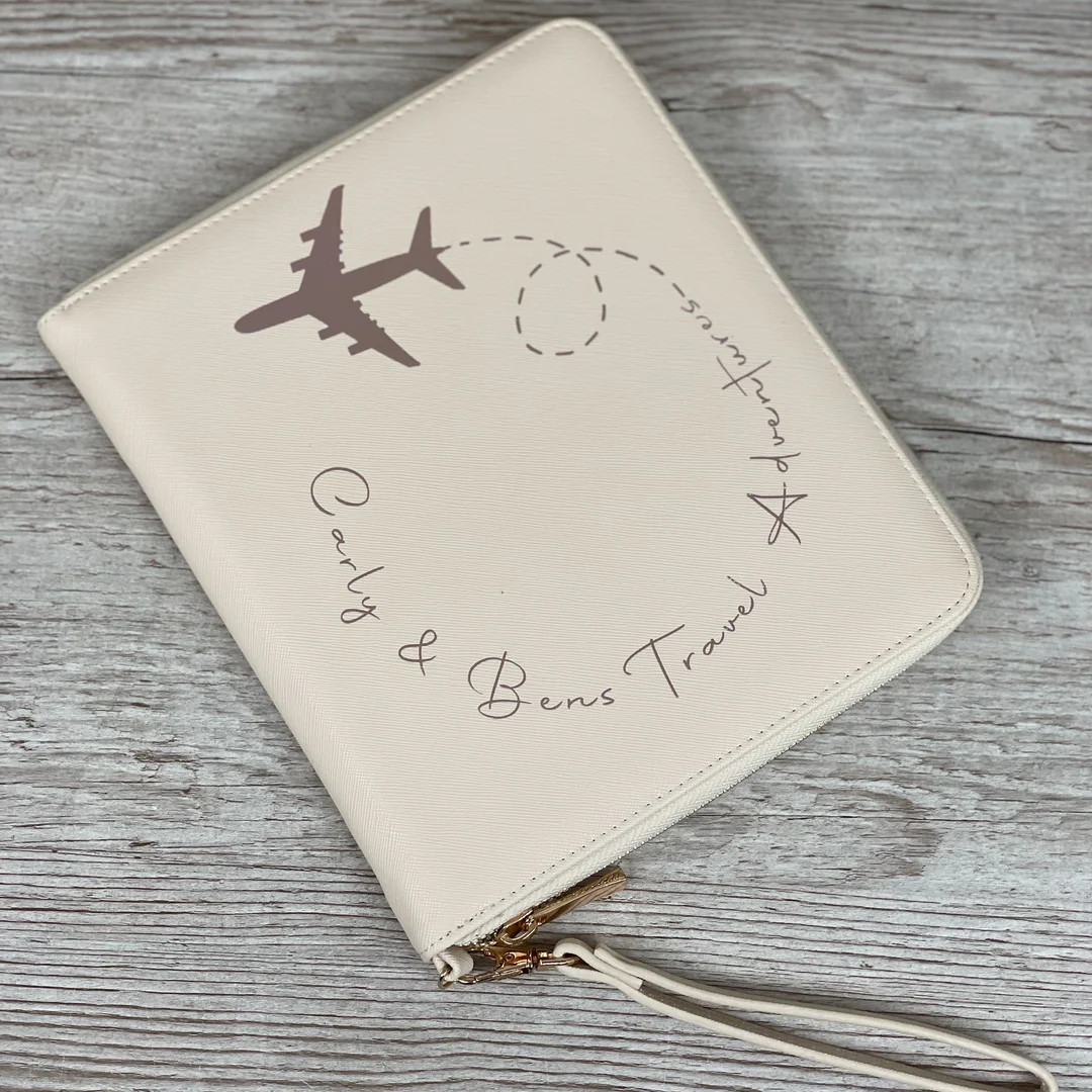 Personalised Premium Travel Document Wallet - Etsy | Etsy (US)