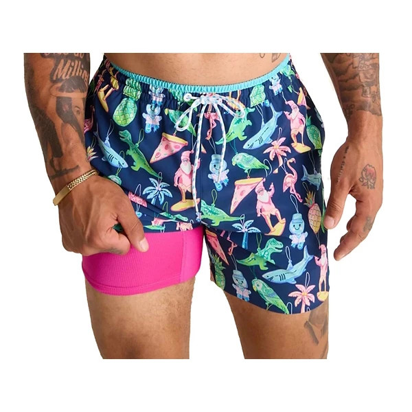 Men's Chubbies Lined Classic Swim Trunks XSmall The Holidoozies | Scheels