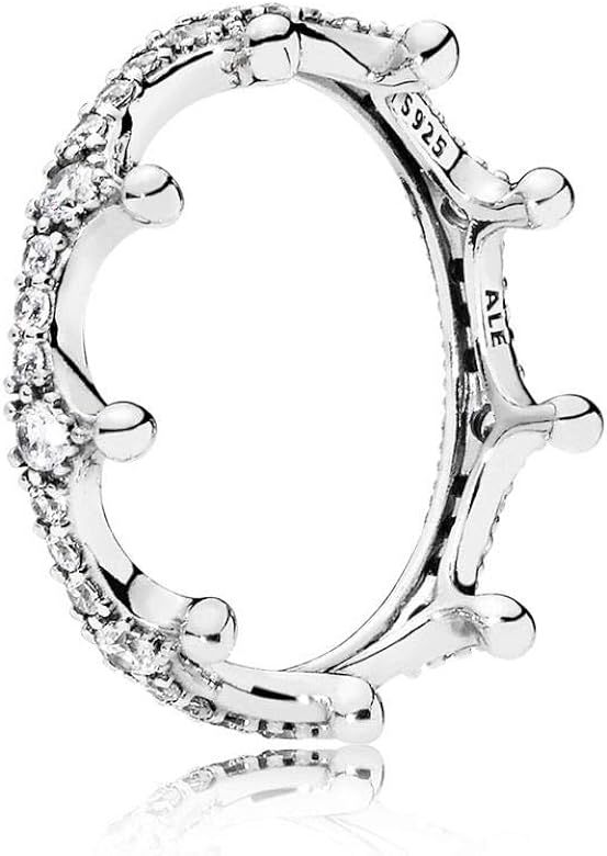 Crown Ring in Sterling Silve and Clear CZ | Amazon (US)