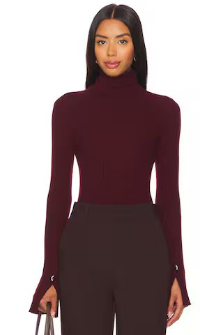 A.L.C. Jett Top in Burgundy from Revolve.com | Revolve Clothing (Global)