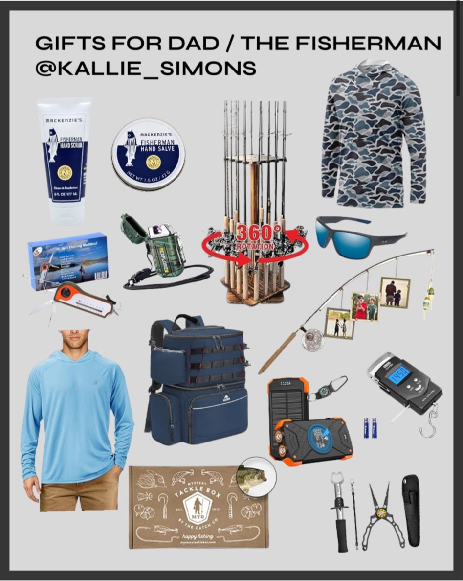 Gifts for Dad / the fisherman 
Gifts for the fisherman 
Gifts for him 
2024 gift guide 
Husband gifts 
Dad gifts 
Outdoorsman gifts
Amazon finds 
Amazon gifts for him 

#LTKMens #LTKGiftGuide #LTKHoliday