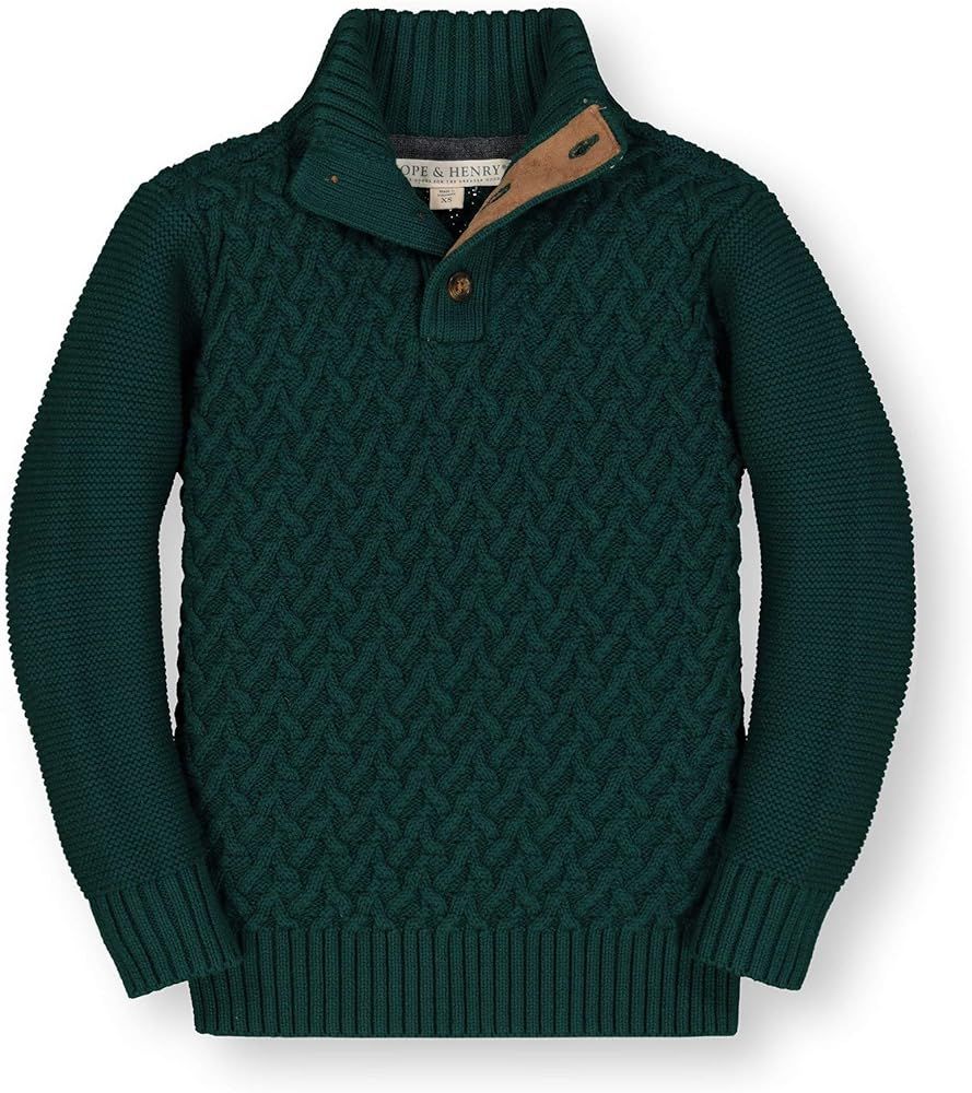 Hope & Henry Boys' Long Sleeve Mock Neck Sweater | Amazon (US)