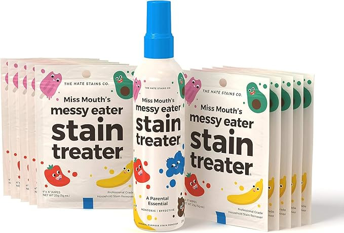 Miss Mouth’s Messy Eater Non-Toxic Baby and Kids Stain Remover for Clothing, Carpet, Fabric, an... | Amazon (US)
