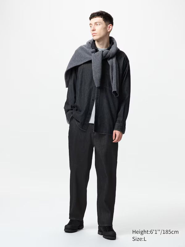 Wide Tapered Jeans | UNIQLO (UK)