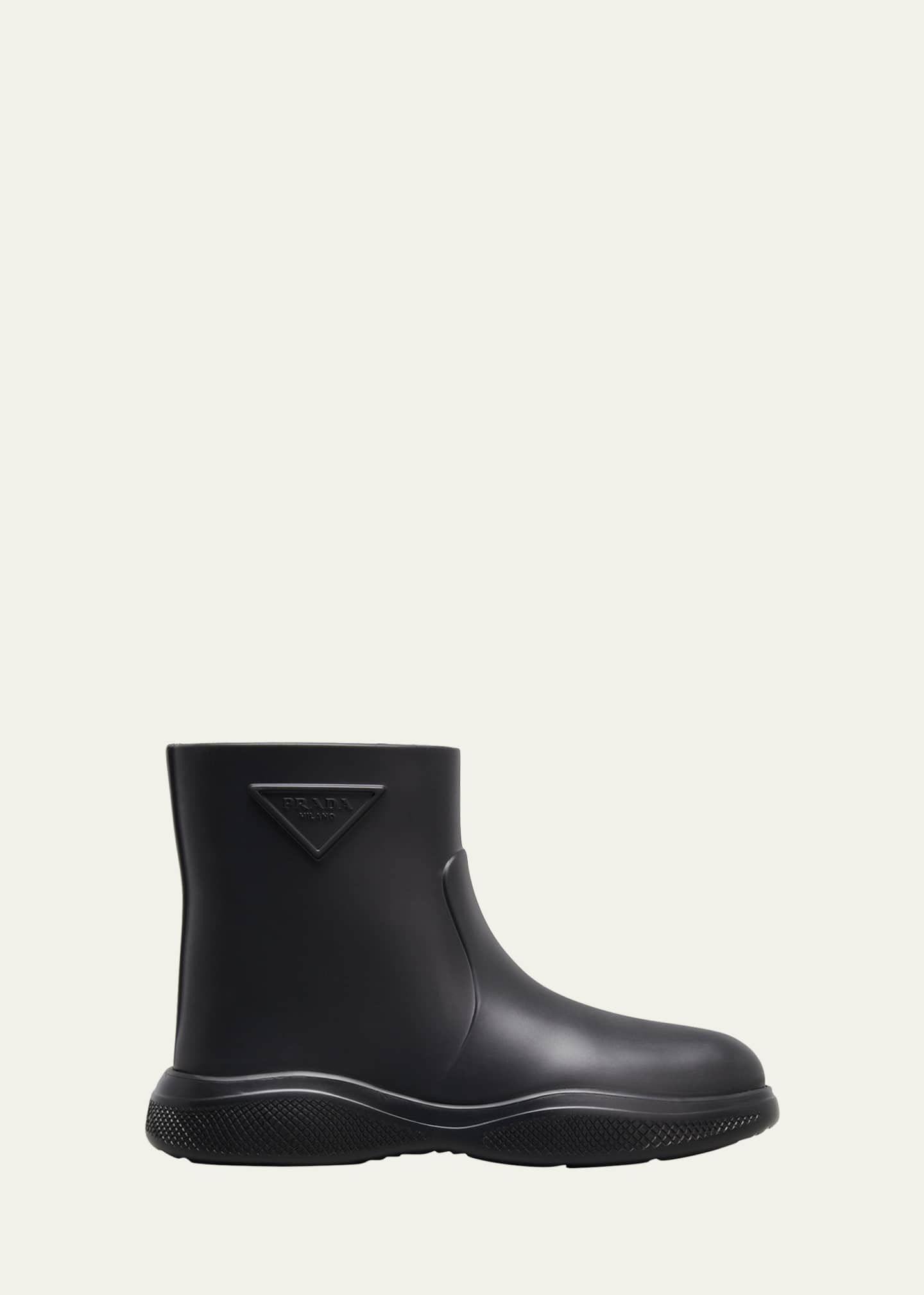 Rubber Logo Pull-On Rain Booties | Bergdorf Goodman