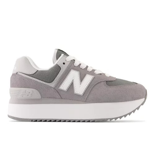 New Balance Women's 574+ Grey/White - Grey/White | Joe's New Balance Outlet