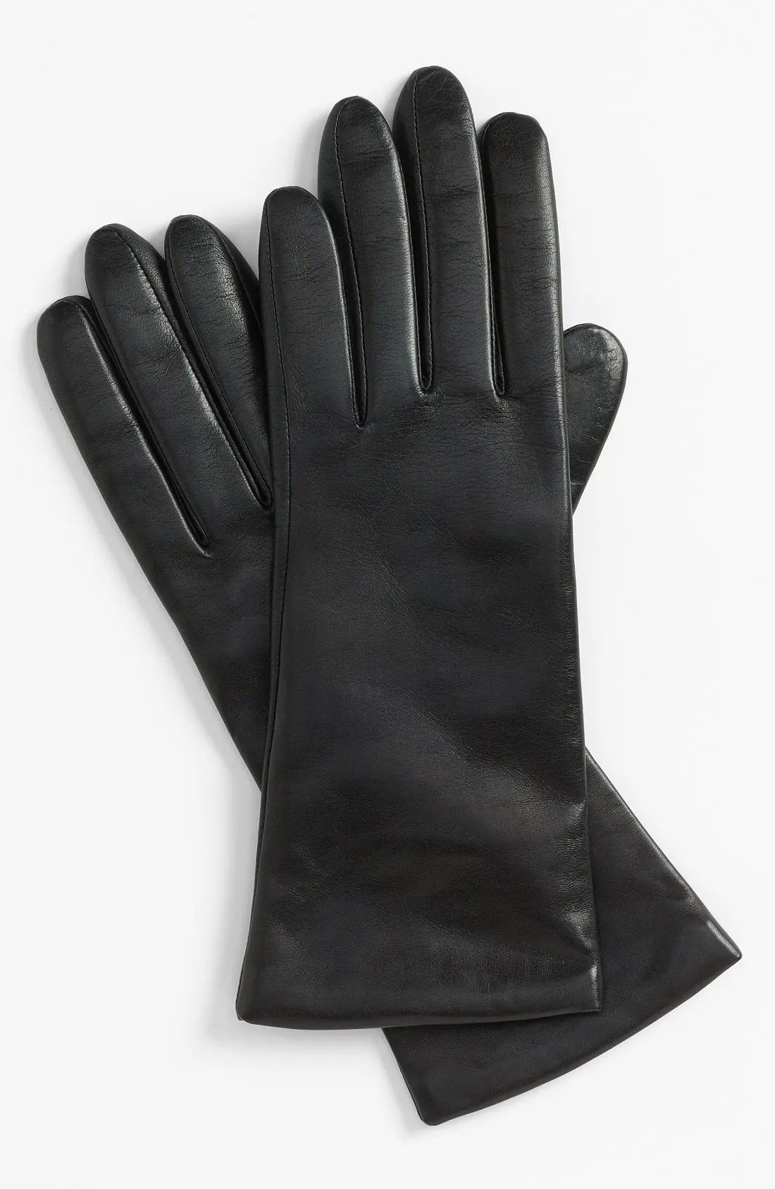 'Basic Tech' Cashmere Lined Leather Gloves | Nordstrom
