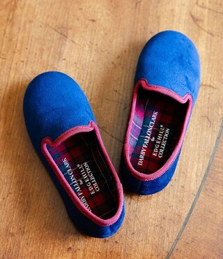x Darby Fallon Clark Boys' Bowden Velvet Slippers (Youth) | Dillard's
