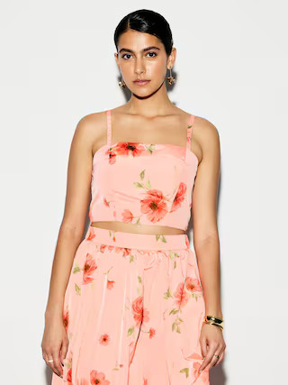 The Occasion by Old Navy Taffeta Cropped Tank Top | Old Navy (US)