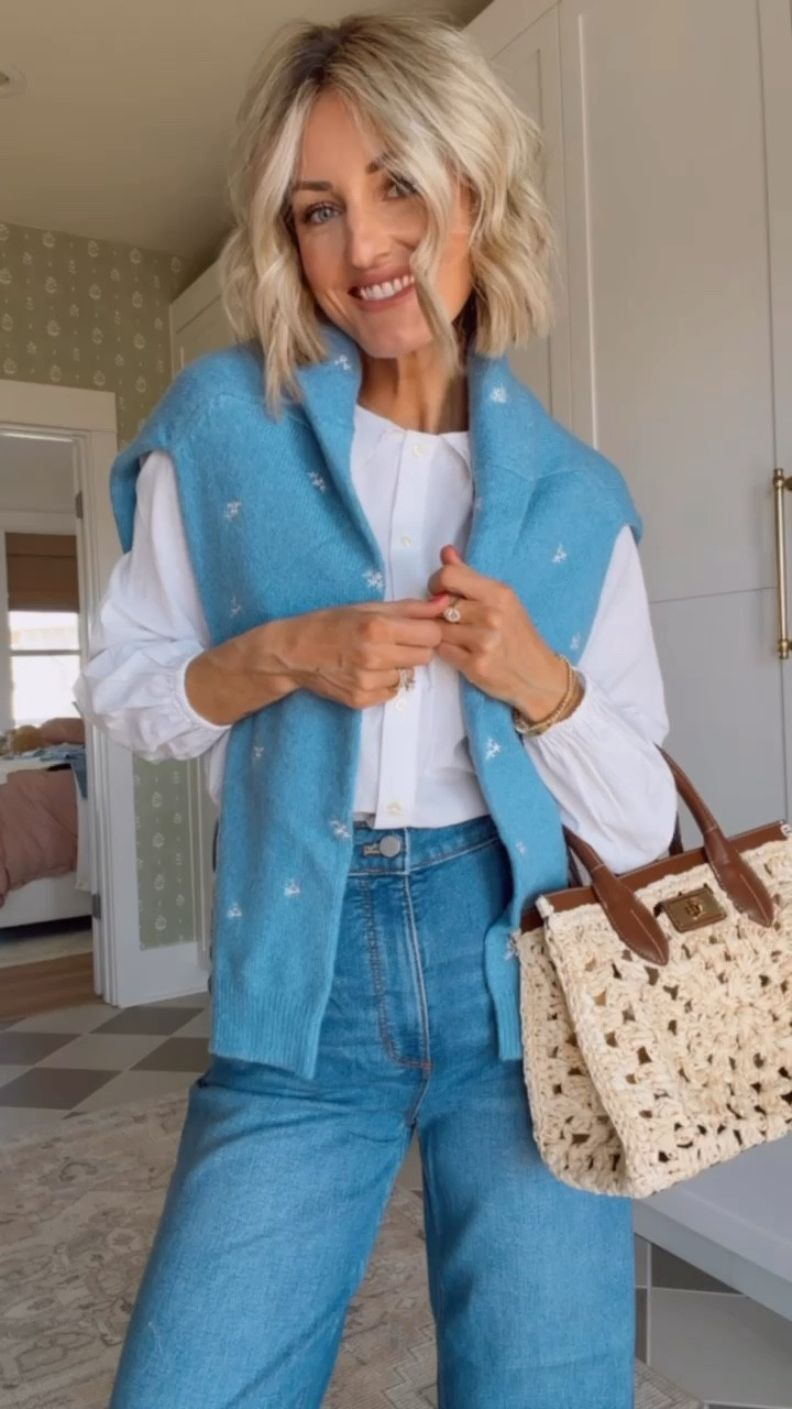 An easy spring outfit you’ll wear on repeat 🤍 Effortless, polished, and perfect for everyday. Wearing size XS / 2  

spring outfit idea, white blouse outfit, denim outfit women, casual chic outfit, everyday spring style, capsule wardrobe outfit, classic outfit ideas, neutral spring outfit, layered spring look, effortless style outfit

#LTKSeasonal #LTKootd