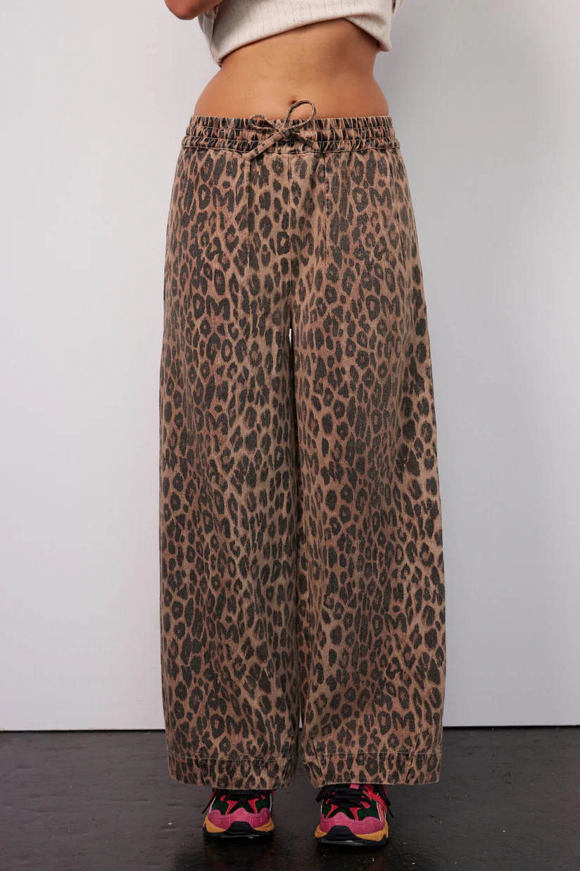 rafe pant - leopard | Damson Madder
