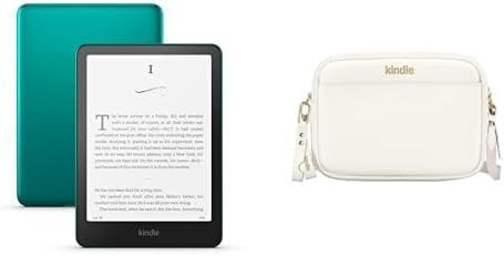 Amazon Kindle Paperwhite Signature Edition Bundle: Bundle Includes Amazon Kindle Paperwhite Signature Edition 32GB | Metallic Jade and Sling Bag | Dune | Amazon (US)