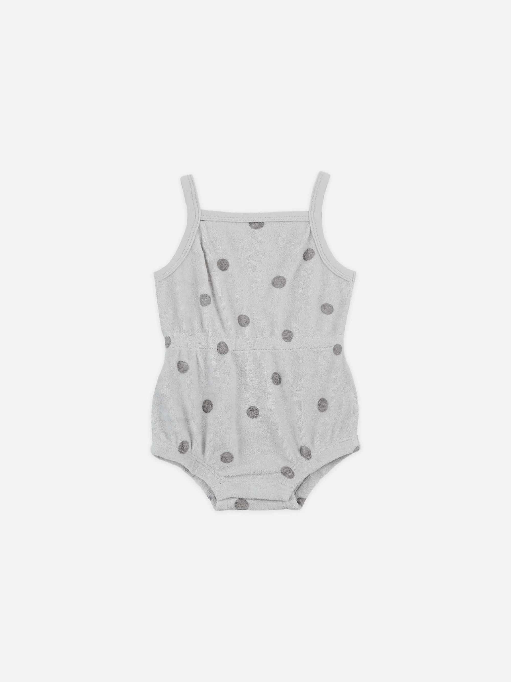 Terry Cinch Romper || Polka Dot | Rylee + Cru