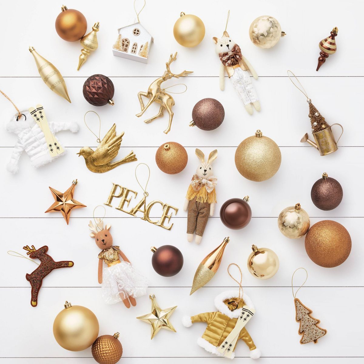 Winter Holiday Metallics Christmas Tree Ornament Set 85ct - Wondershop™ | Target