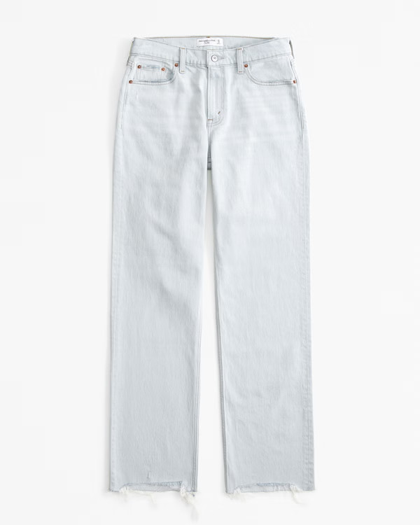 Women's Curve Love Low Rise Baggy Jean | Women's Bottoms | Abercrombie.com | Abercrombie & Fitch (US)