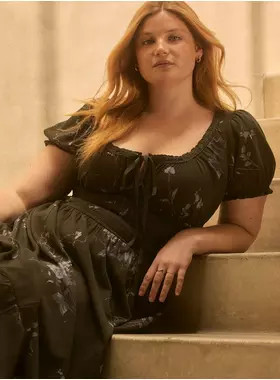 Festi Puff Sleeve Maxi Dress | Torrid (US & Canada)