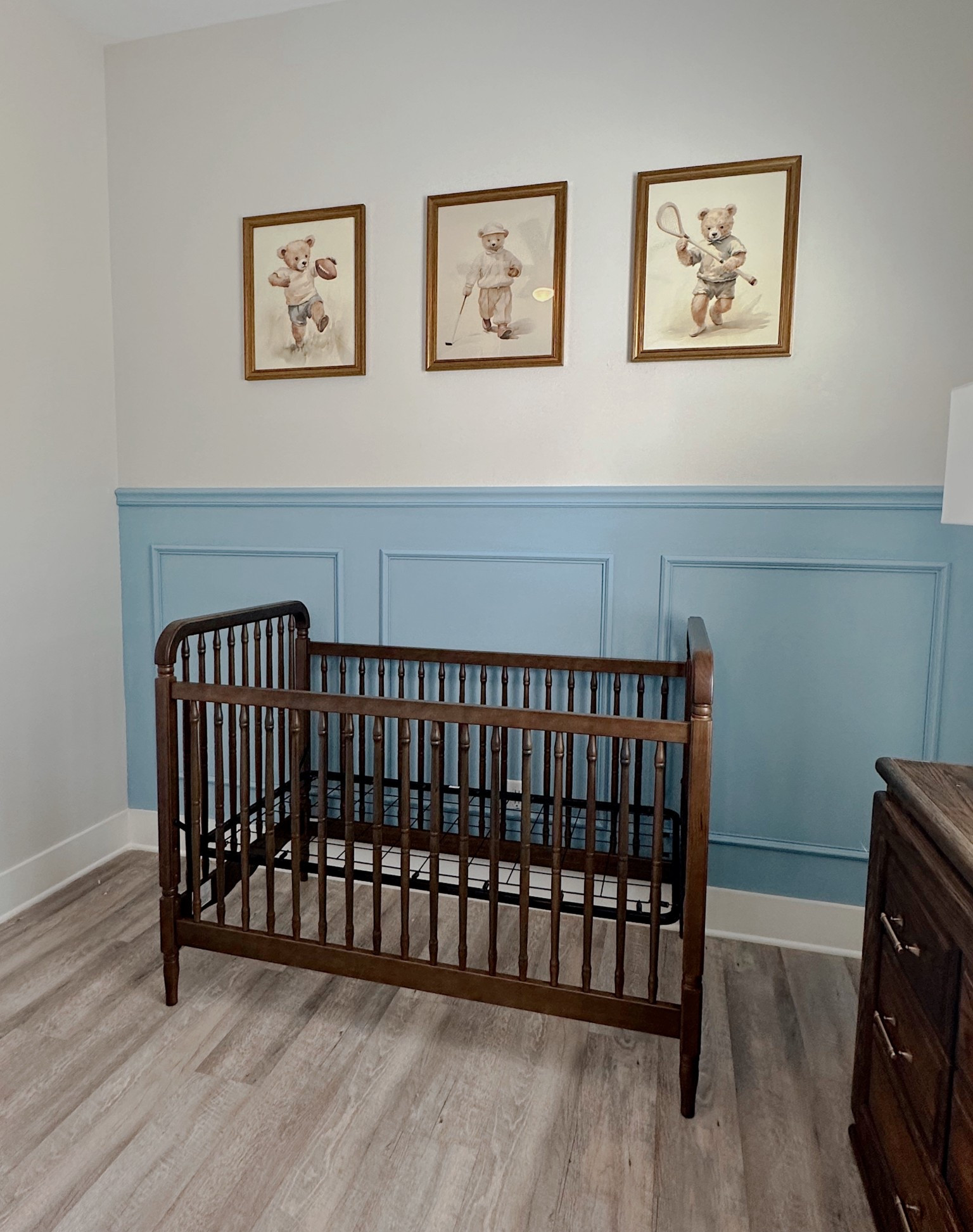 baby boy’s nursery update!!! The namesake crib in walnut is STUNNING and these bear photos are so precious 

#LTKKids #LTKBaby #LTKHome
