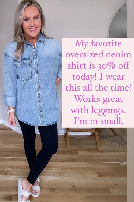 Denim tunic shirt 30% off today! I’m in small
Target circle week
Target sale 
Spring outfit 


#LTKfindsunder50 #LTKsalealert #LTKxTarget