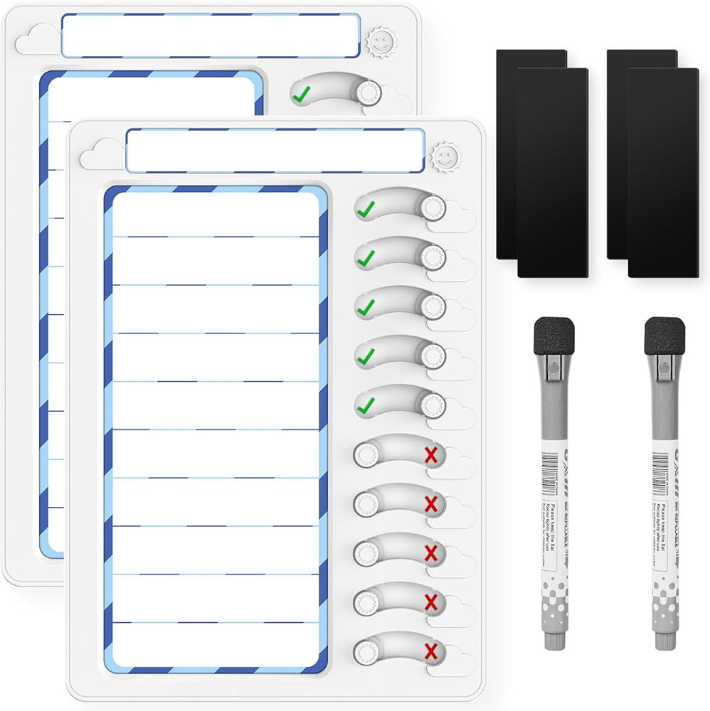 Chore Chart for Kids Dry Erase Chore Board ADHD Tools for Kids to Do List Checklist Task Board Ro... | Amazon (US)