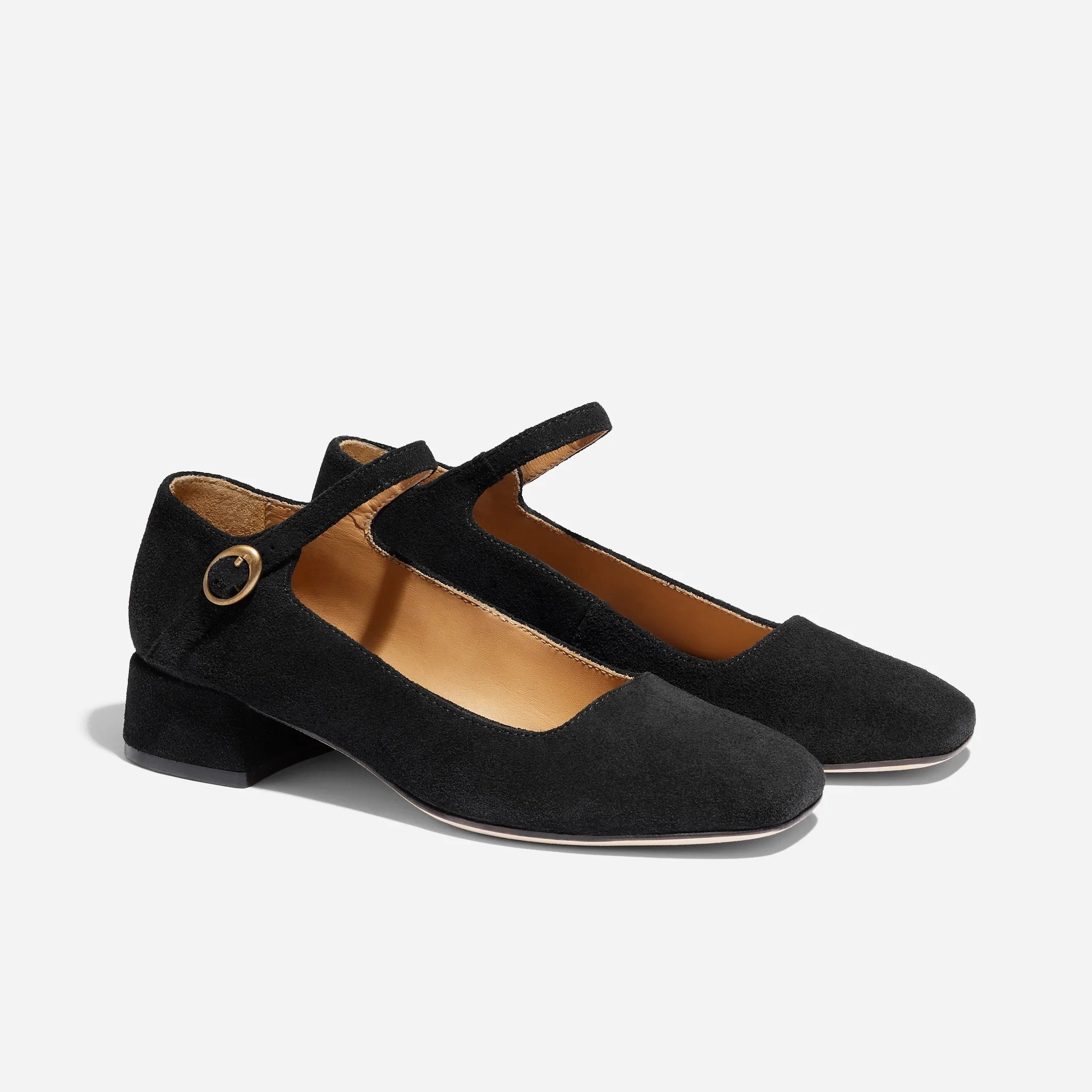 Luna Heeled Mary Jane Black 7.5 | Nisolo
