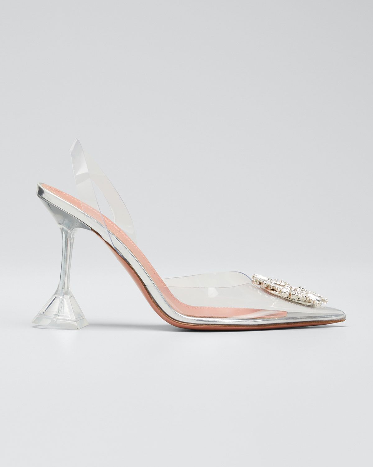 Begum Glass Transparent Sandals | Bergdorf Goodman