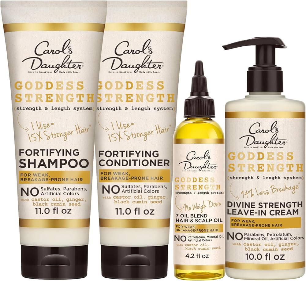 Carol's Daughter Goddess Strength Hair Care Kit with Sulfate Free Shampoo, Sulfate Free Condition... | Amazon (US)