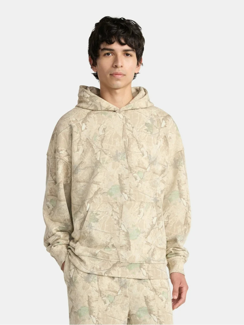 No Boundaries Oversized Hoodie with Long Sleeves, Men's & Big Men's | Walmart (US)