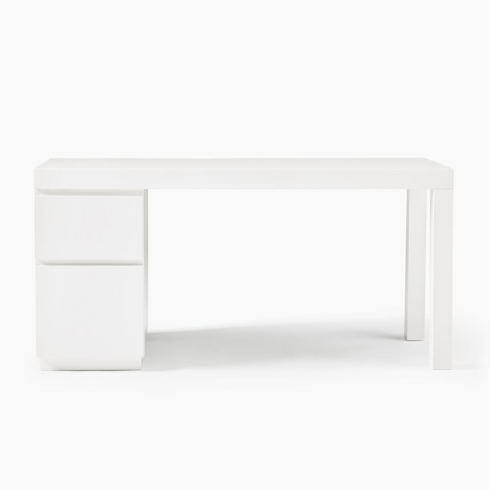 Parsons File Cabinet Desk Set (62") | West Elm (US)