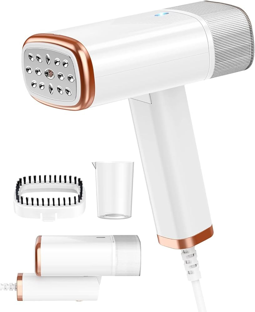 Steamer for Clothes, Portable Clothes Steamer with 120 ml Big Capacity, 20 Sec Fast Heat-up,Stron... | Amazon (US)