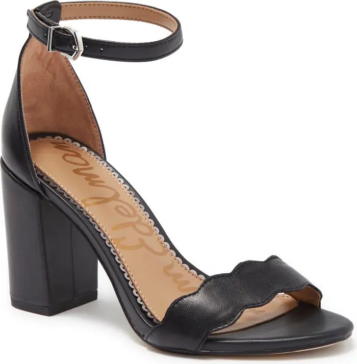 SAM EDELMAN Odila Scalloped Ankle Strap Sandal | Nordstromrack | Nordstrom Rack